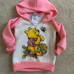 Pooh Bear Hoodie 6-9m